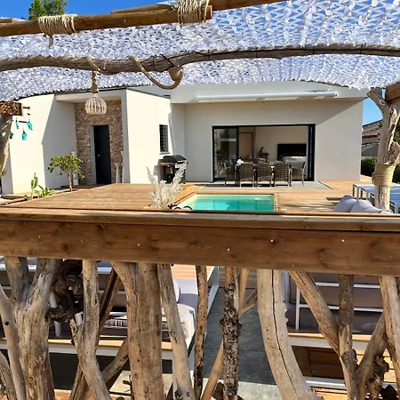 Modern With Sea View Villa Fitou