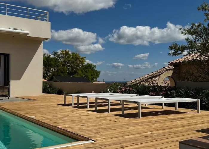 Modern With Sea View Βίλα Fitou